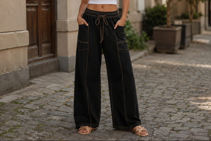 Jane | Barrel-Pants – Weite Sommer-Loungehose für jeden Moment
