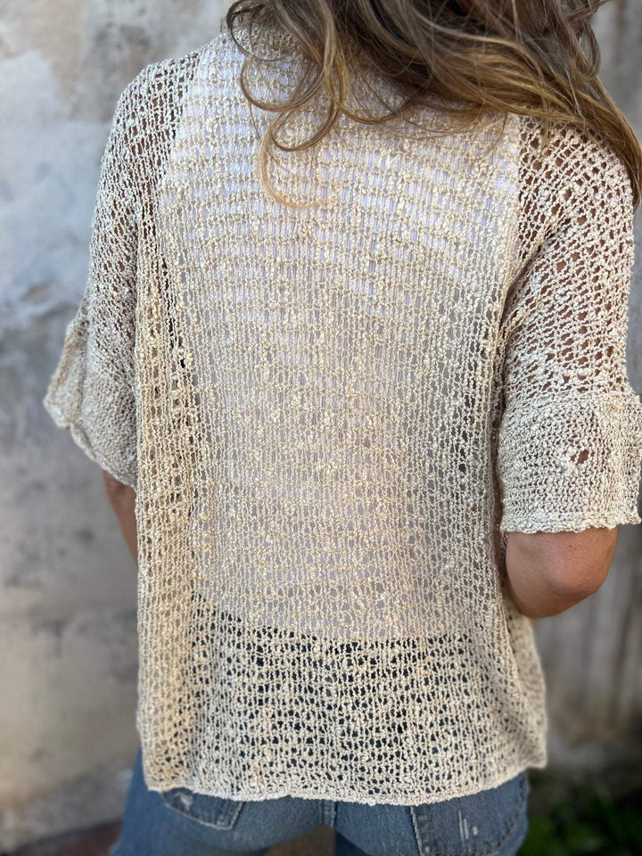 Ivonie™ - Elegantes Texturiertes Oberteil