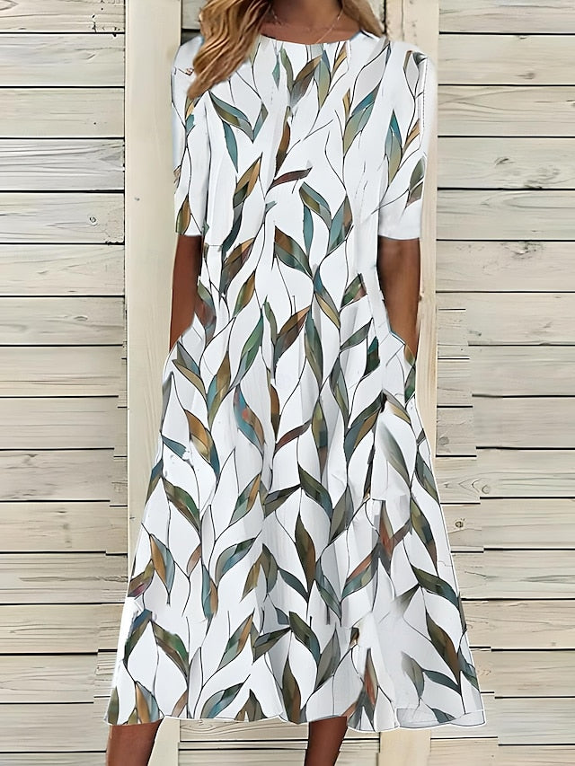 SVEA | Sommerliches Midikleid mit elegantem Blumenprint
